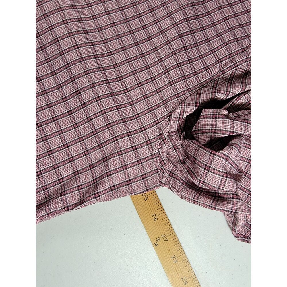 Bonobos Slim Fit Red Plaid Men's Button Long Sleeve Shirt - XXL 2XL - Picture 3 of 8